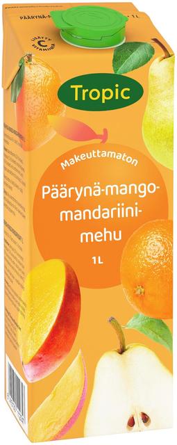 Tropic Päärynä-mango-mandariini mehu 1 L