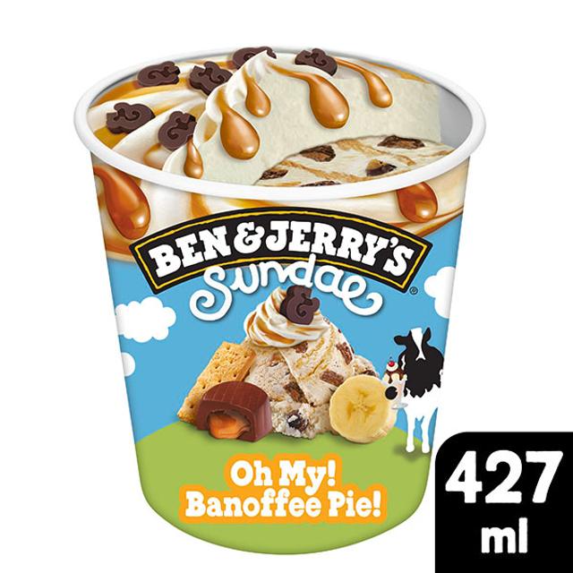Ben & Jerry's Oh My! Banoffee Pie! Jäätelöjälkiruoka 427 ML
