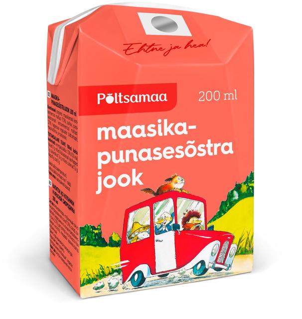 Põltsamaa maasika-punasesõstra jook 200ml