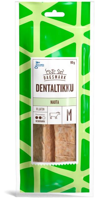 Dagsmark Dentaltikku, nauta M 80 g