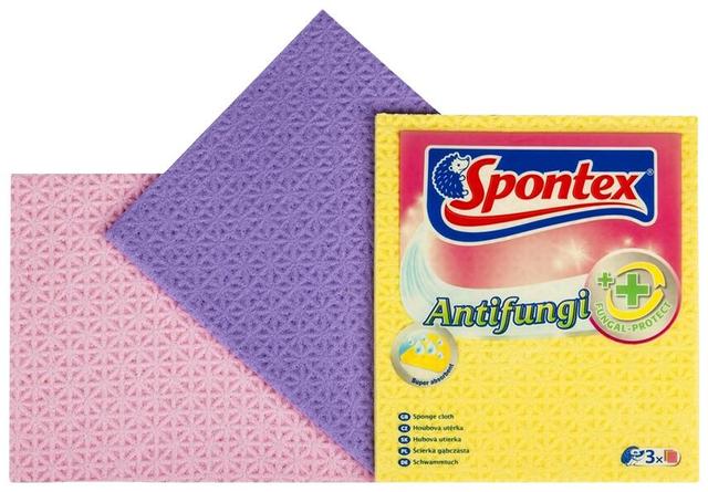 Spontex käsnlapp 3 tk, antibakteriaalne