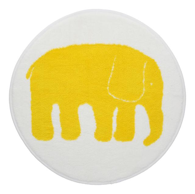 Finlayson kylpyhuoneenmatto Elefantti halk. 50 cm keltainen