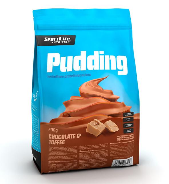 SportLife Nutrition Pudding 500g suklaa-toffee proteiinivanukas