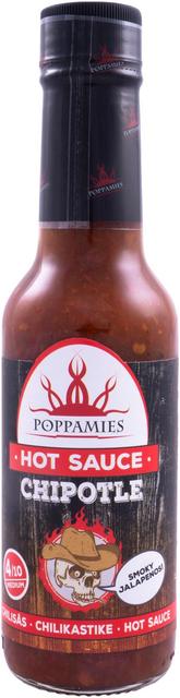 Poppamies Hot Sauce Chipotle savuchilikastike 150ml