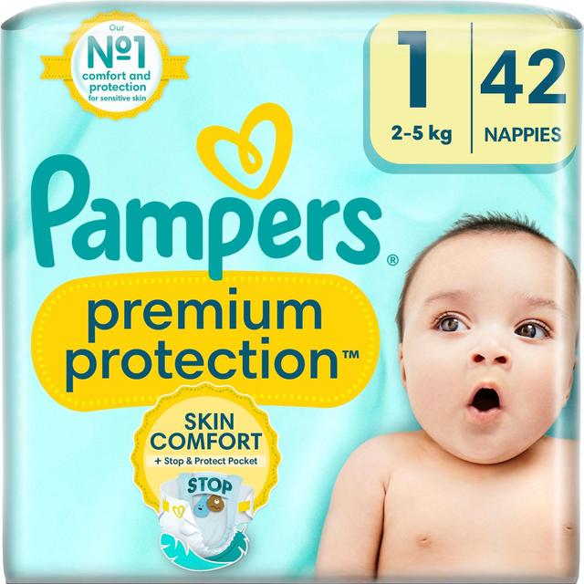 Pampers Premium Protection S1 2-5kg 42kpl vaippa
