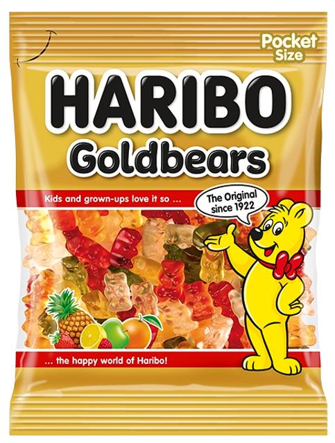 Haribo kuldkarud kummikommid 100 g