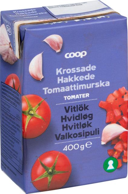 Coop tomaattimurska valkosipuli 400 g