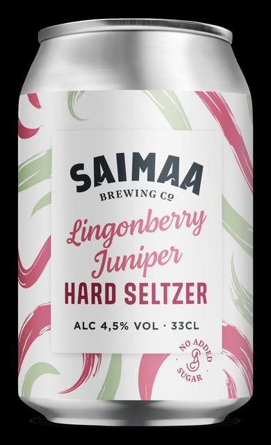 Saimaa Hard Seltzer Lingonberry Juniper 4,5% 0,33l tlk