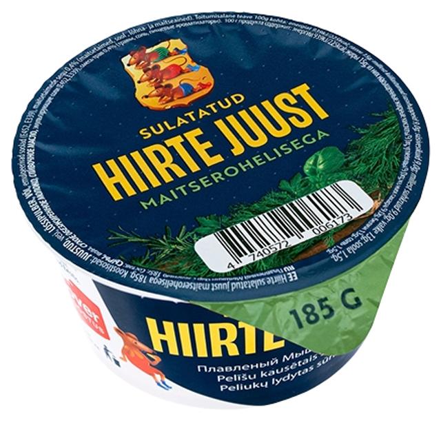 Hiirte Sulatatud Juust maitserohelisega 185g