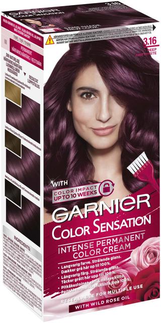 Garnier Color Sensation 3.16 Deep Amethyste Tumma violetinruskea kestoväri 1kpl