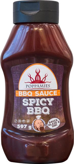Poppamies BBQ Sauce Spicy BBQ grillikastike 597g