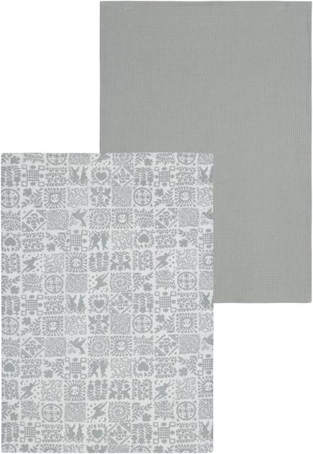 House keittiöpyyhe Quilty/Waffle 50 x 70 cm 2-pack PatternLab