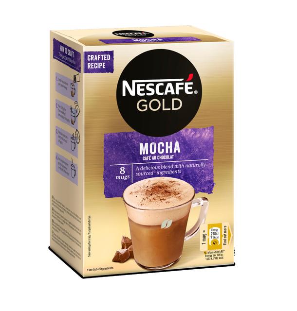 Nescafé 8kpl/144g Mocha Café au Chocolat erikoispikakahvi annospussi