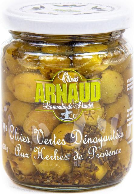 Olives Arnaud Vihreä Oliivi Provencen Yrteillä 130g