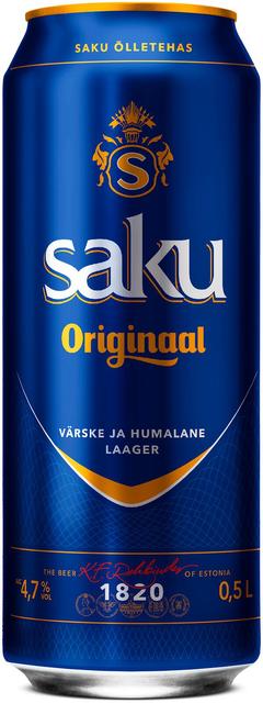 Saku Originaal õlu 4,7%vol 500ml