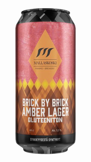 Mallaskoski Brick By Brick Amber Lager 5,5% 44cl
