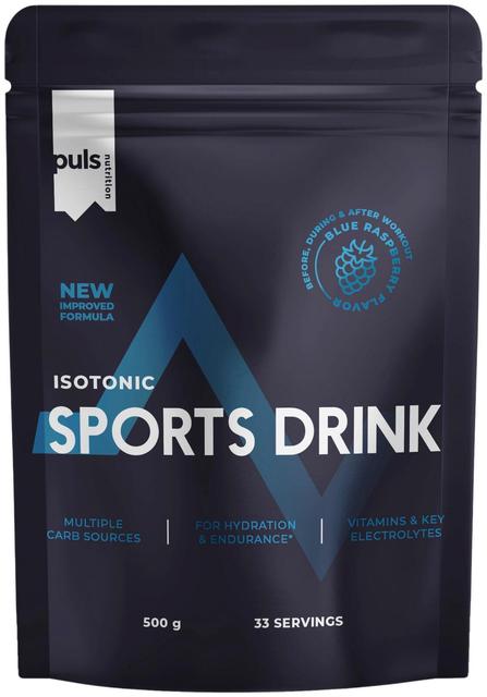 PULS Isotonic sport drink urheilujuomajauhe blue raspberry 500g