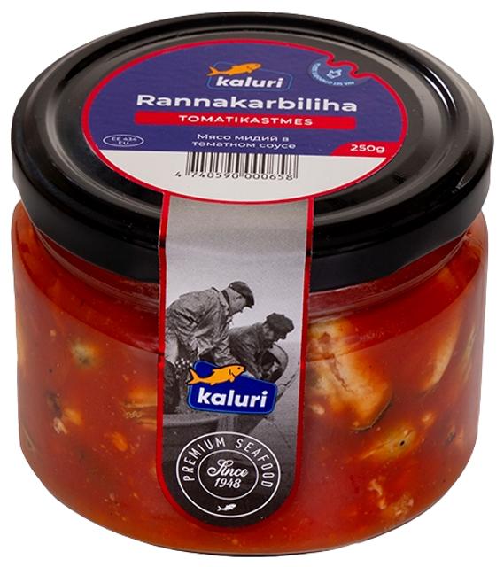 Rannakarbid tomatimarinaadis 250 g