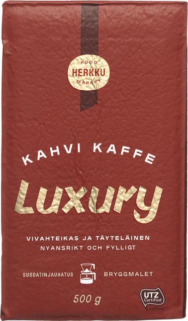 Herkku Luxury 500g suodatinjauhettu kahvi UTZ