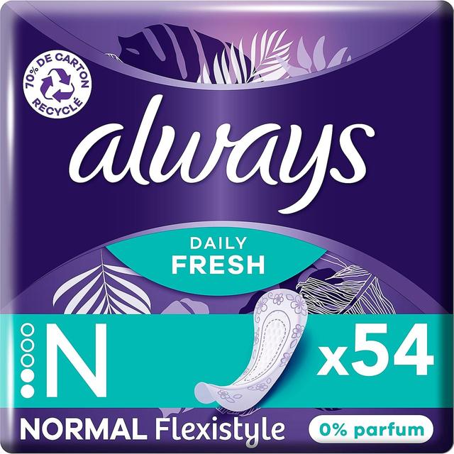 Always 54 kpl Flexistyle Normal pikkuhousunsuoja