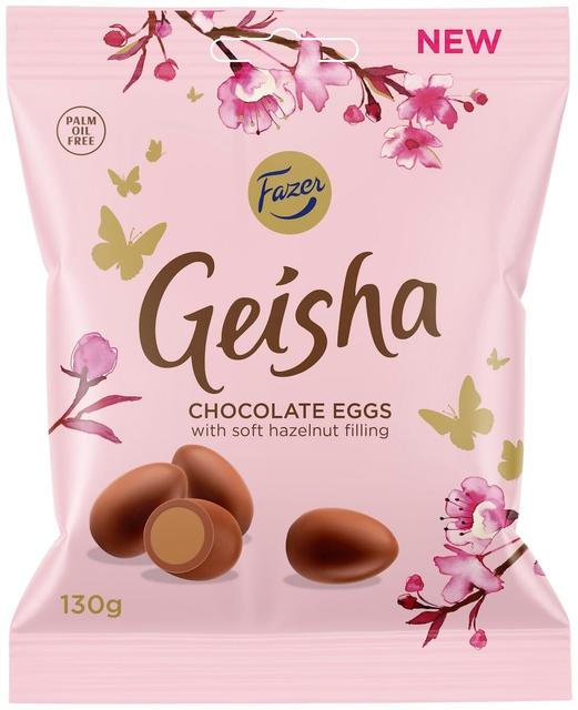 Geisha minišokolaadimunade kommikott 130g