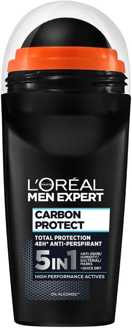 L'Oréal Paris Men Expert Deo Carbon Protect 5in1 roll-on antiperspirantti 50ml