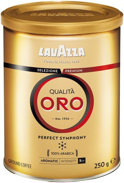 Jahvatatud kohv Qualita Oro 250g purgis