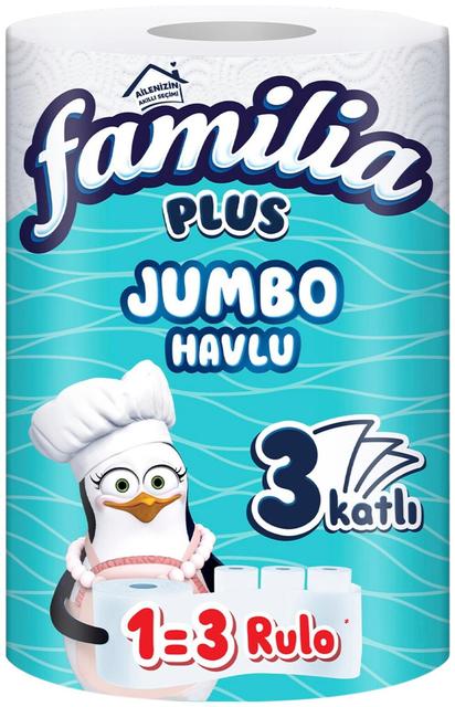 Paberkäterätt familia jumbo 3-kihiline 1 rull