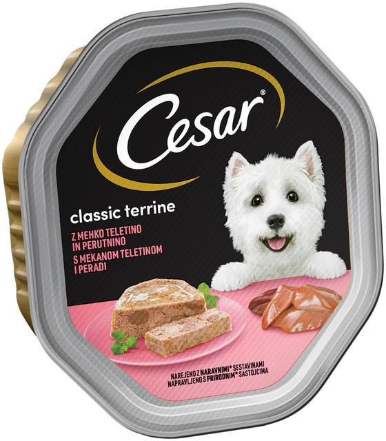 CESAR einekausike vasika/linnuliha, 150g