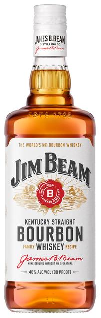 Jim Beam Bourbon Whisky 40%vol 1L