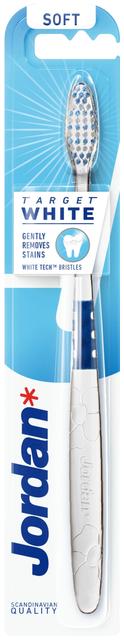 Jordan Target White soft valkaiseva hammasharja 1kpl