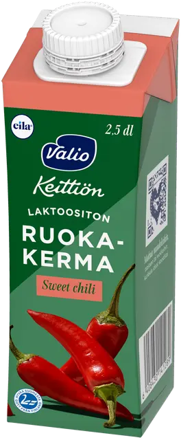 Valio Keittiön ruokakerma 2,5 dl sweet chili UHT laktoositon
