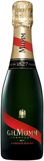 Mumm Cordon Rouge Brut Champagne KPN kvaliteetvahuvein 12%vol 375ml