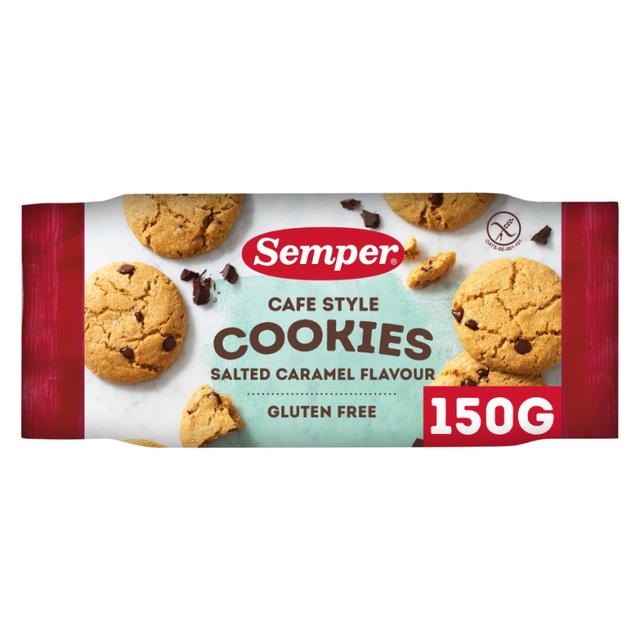 Semper gluteeniton Cafe Style cookies salted caramel, 150g