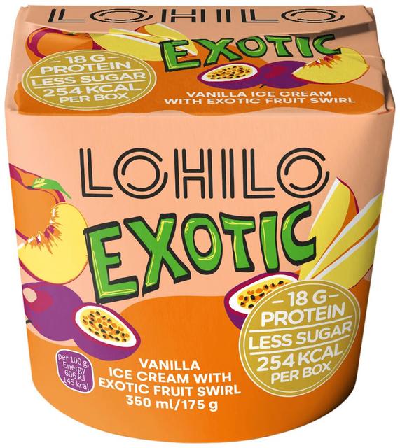 Proteiinijäätis Exotic 350ml