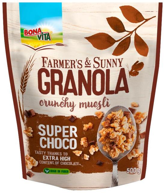 Bonavita granola müsli šokolaadiga 500g