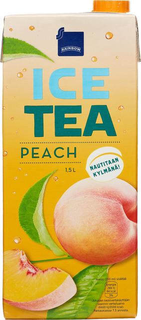Rainbow Ice Tea peach persikkajäätee 1,5l