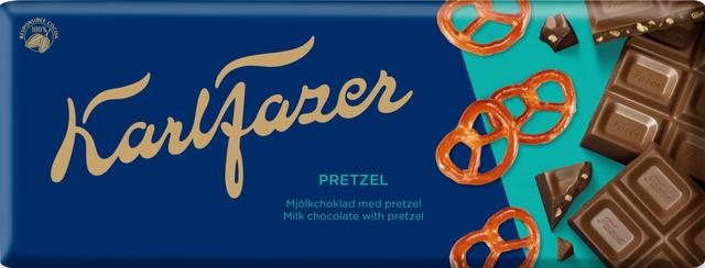 Karl Fazer Pretzel suklaa levy 180 g