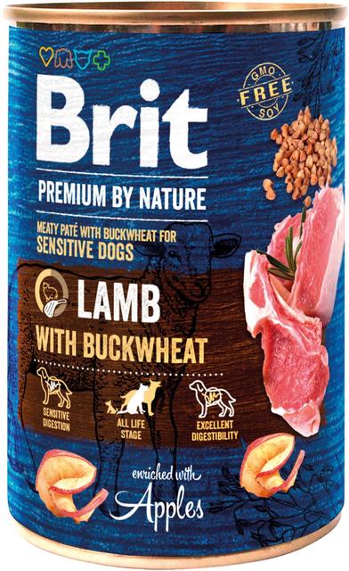 Brit Premium by Nature Lammas-tattari 400 g