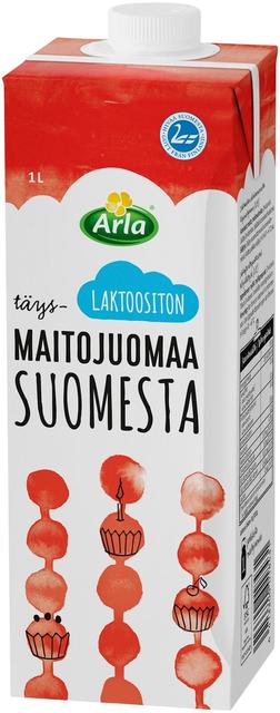 Arla Täysmaitojuoma 1 L UHT laktoositon