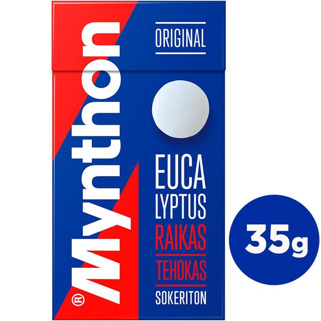 Mynthon Original Eucalyptus sokeriton kurkkupastilli 35g