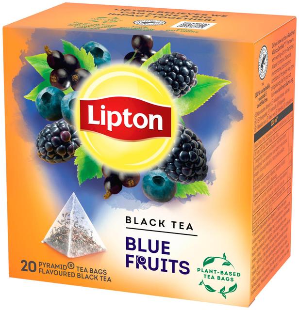 Lipton must tee siniste marjadega 20pk