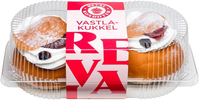 VEGAN vastlakukkel jõhvikamoosiga 2x85 g