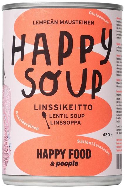 happyfood&people Happy Soup Linssikeitto 430g