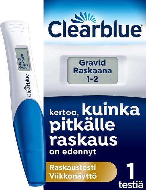 Clearblue Digital raskaustesti viikkonäytöllä 1kpl