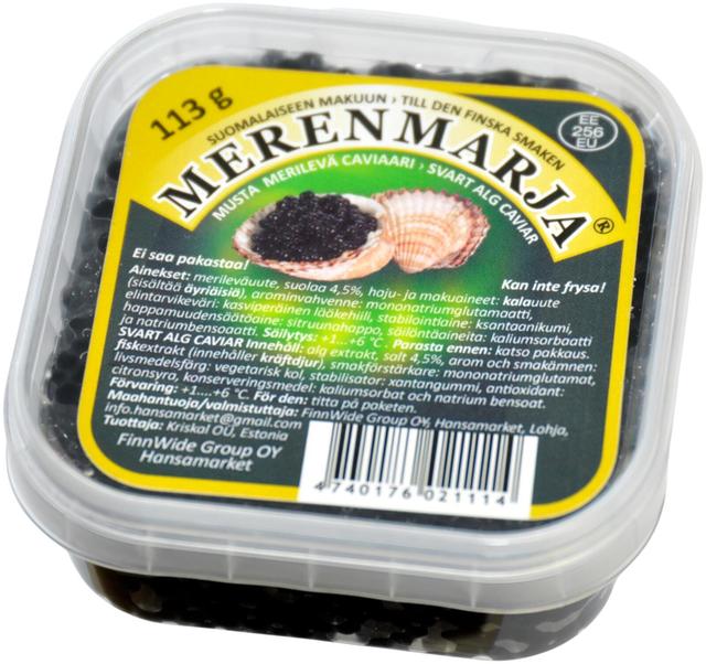 "Meremari" must, kalamarjamaitseline toode, 113 g