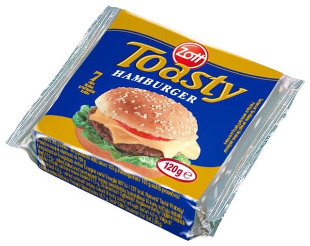 Zott toasty hamburger sulatud juust 120 g