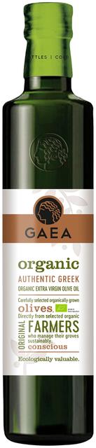 Gaea Extra virgin oliiviöljy luomu, kylmäerotus 500ml