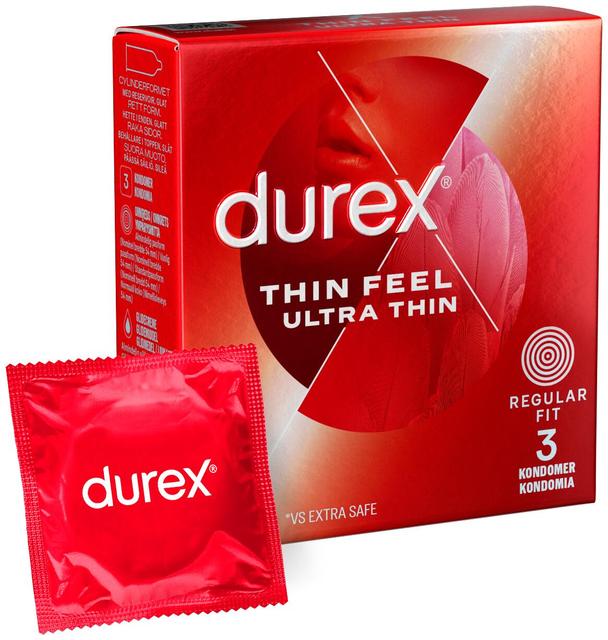 Durex Thin Feel Ultra Thin Kondomi 3kpl