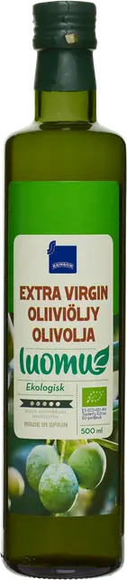 Rainbow 500ml luomu extra-neitsytoliiviöljy